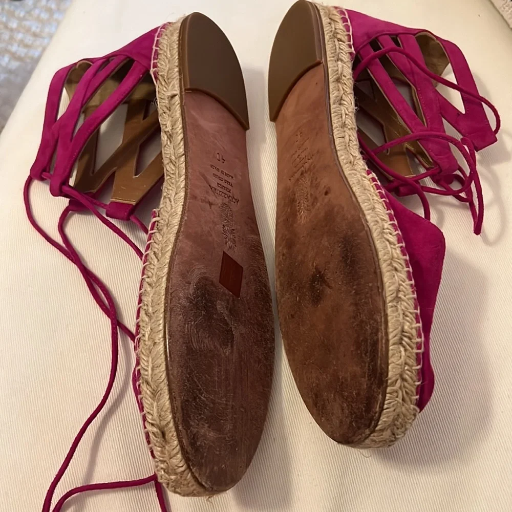 Aquazzura Belgravia Suede Espadrilles